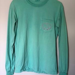 ivory ella teal long sleeve